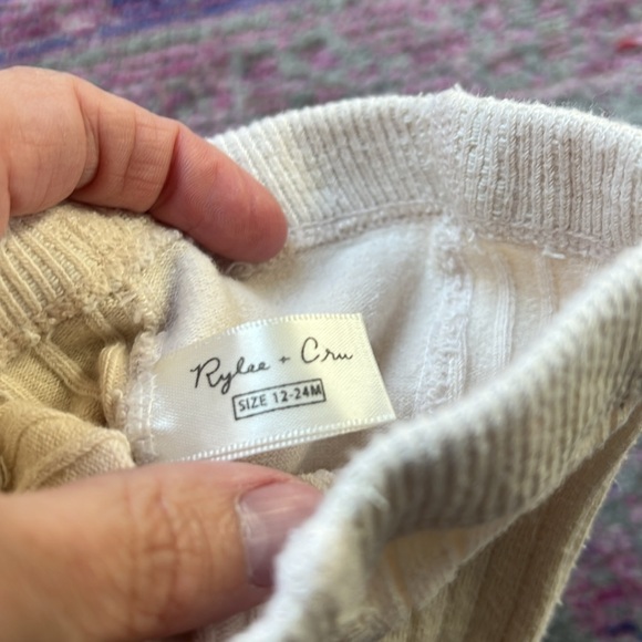 Rylee + Cru ribbed tights - Picture 3 of 3